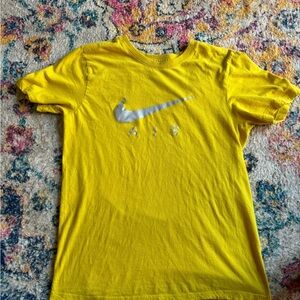 Nike air yellow shirt